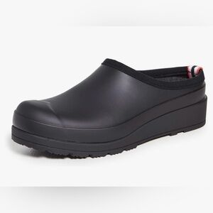 Women’s Hunter Black Clogs Size 10
